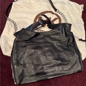 Michael Kors Black Leather Women's Bag